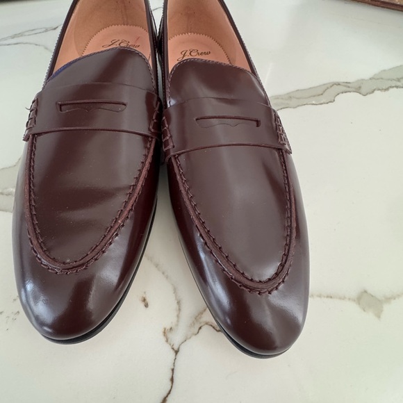 J.Crew Beet Academy Penny Loafers Size 9 - Picture 7 of 8